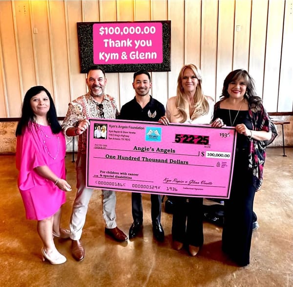 Angie’s Angels Blessed with $100,000 from Kym’s Angels at Midday Celebration